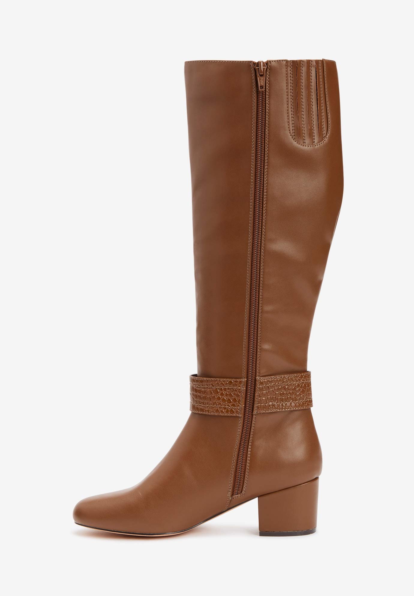 Comfortview Women's Wide Width The Vale Wide Calf Boots - Stylish & Comfortable Winter Boots for Wide Feet | Perfect for Cold Weather, Snow, Work & Casual Outfits