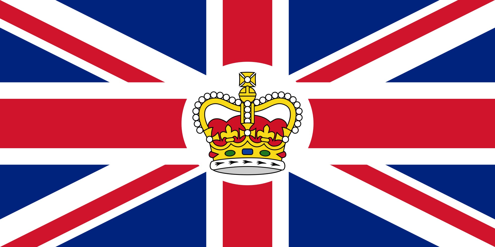 British Consular Ensign XXL Outdoor Flag - 130x260cm (50x100inch) - 3.375m² Heavy Duty Landscape Flag for Embassy, Government Buildings & Patriotic Displays - 100% Made in Germany - Weather Resistant for Long Lasting Use