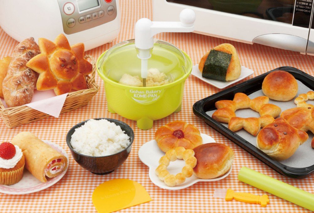 Mega House KOME-PAN Japanese Rice Bread Baking Kit - Easy Homemade Gluten-Free Bread Maker for Breakfast & Snacks