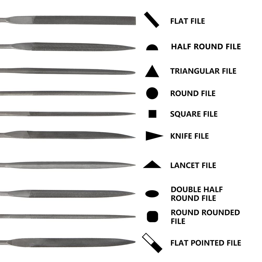 10-Piece Needle File Set - 5.5
