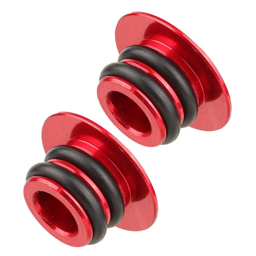 Premium Aluminum Alloy Handlebar End Plugs for Bicycles - Universal Fit for Mountain Bike, Road Bike, MTB, BMX - Durable Cycling Accessories for Safety & Style - Perfect for Commuting, Racing & Off-Road Adventures