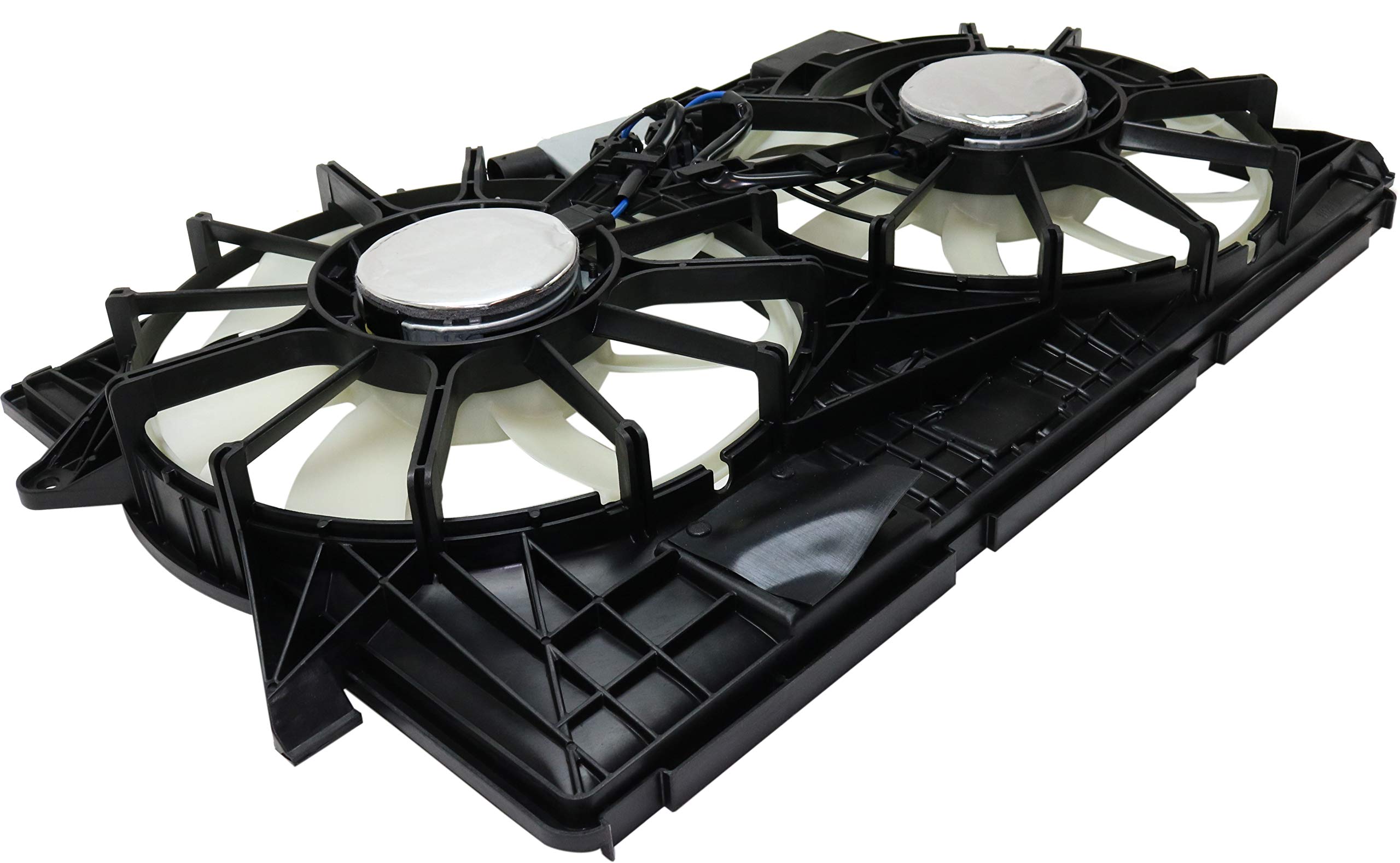 Evan Fischer Cooling Fan Assembly Compatible with 2014-2018 Jeep Cherokee - High Performance Replacement Part for Engine Cooling System - Perfect for Off-Roading, Daily Commuting & Summer Driving