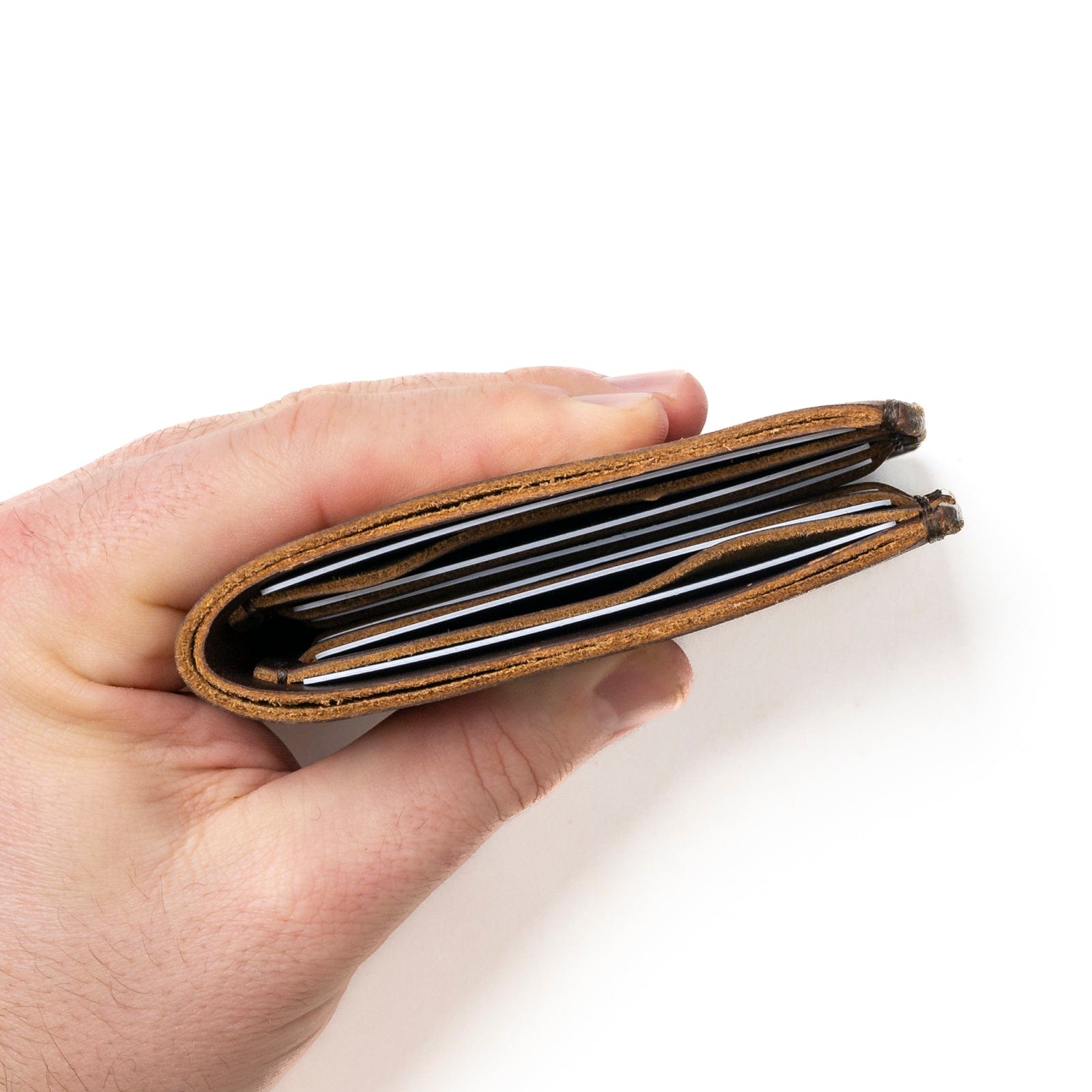 Vintage Heritage Brown Leather Wallet for Men - Handcrafted Genuine Leather Bifold Wallet with RFID Protection | Perfect for Everyday Use, Travel & Gifting