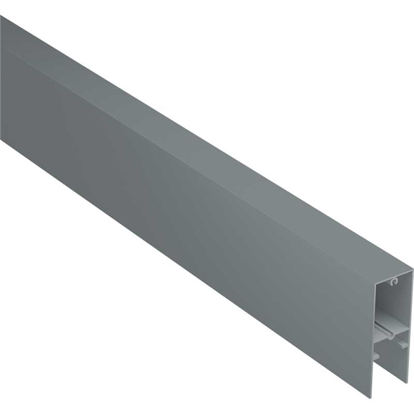 Aluminum Sliding Gate Bottom Rail 6100mm (20ft) - Heavy Duty Track for Smooth and Quiet Gate Operation - Perfect for Driveways, Fences, and Security Gates