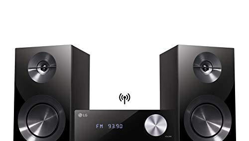 LG CM2460DAB Premium Micro Hi-Fi Audio System with CD Player, Bluetooth, and DAB Radio - Perfect for Home Entertainment, Bedroom, and Office Use
