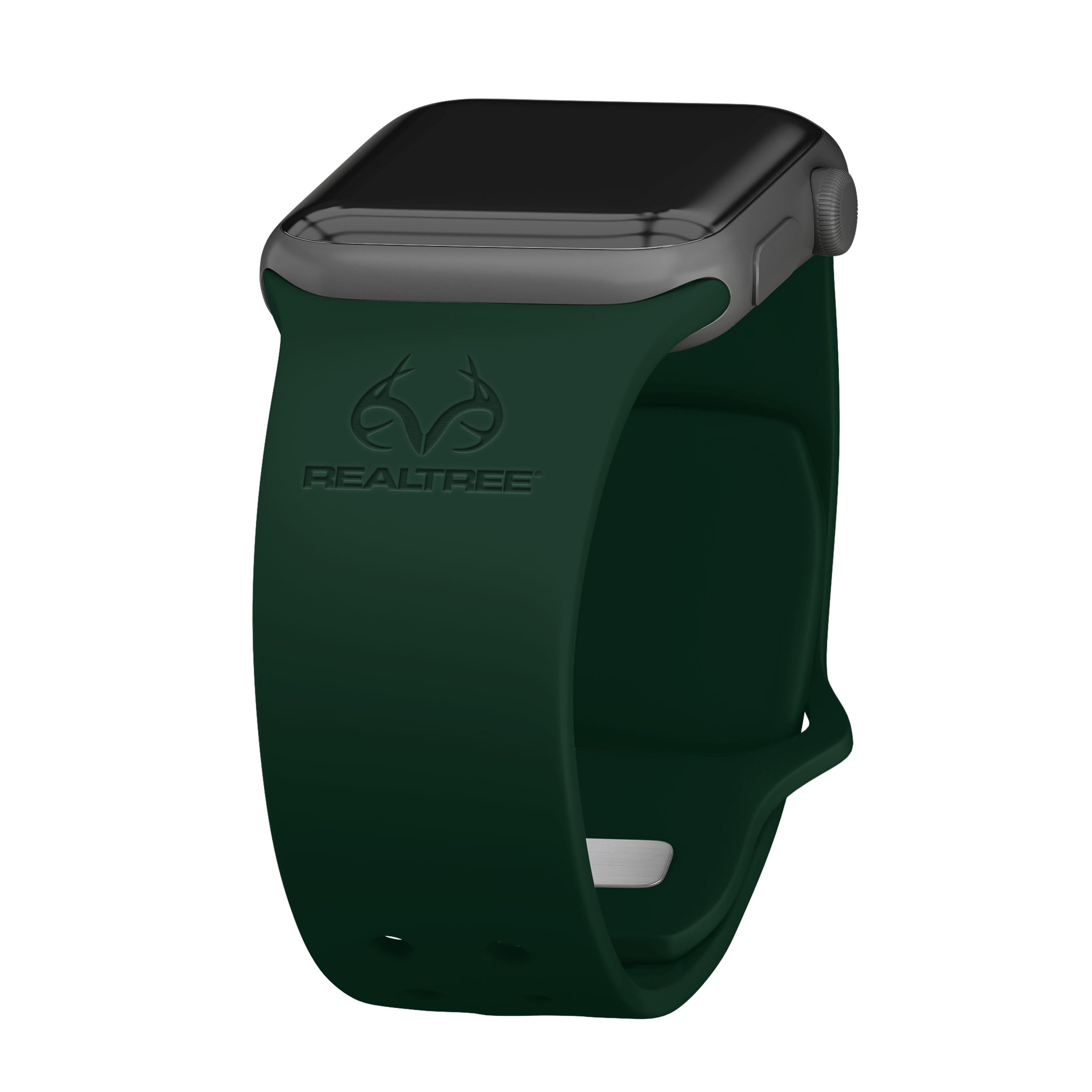 Realtree Engraved Silicone Sport Band for Apple Watch - Durable & Comfortable Fitness Tracker Strap - Perfect for Running, Hiking & Outdoor Activities