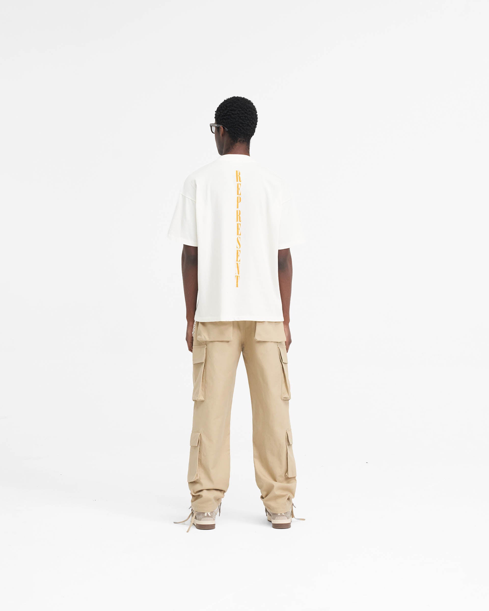 Stylish Baggy Cargo Pants for Men & Women - Sandstone Color | Comfortable Streetwear & Outdoor Hiking Trousers