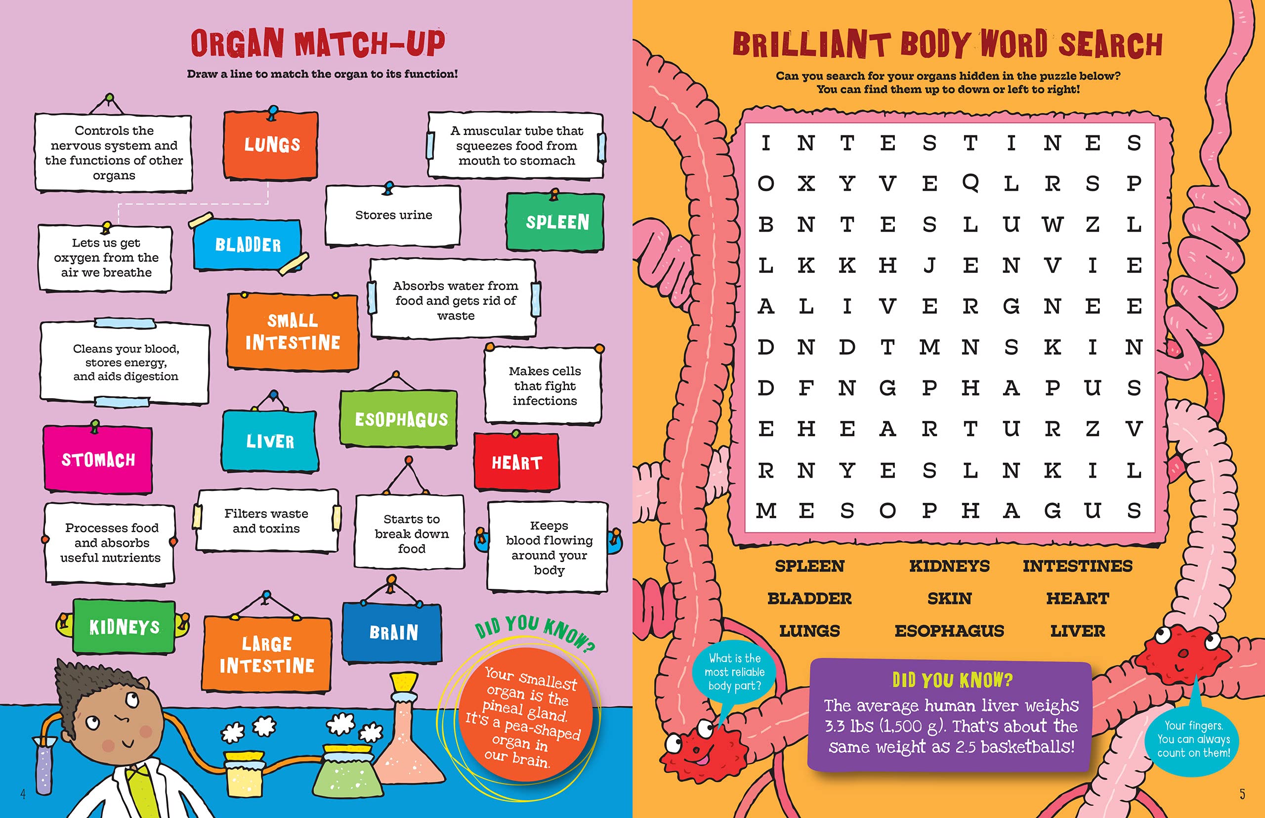 Human Body Activity Book for Kids - Fun & Educational Anatomy Learning Workbook | Perfect for Homeschooling, Classroom & Science Projects