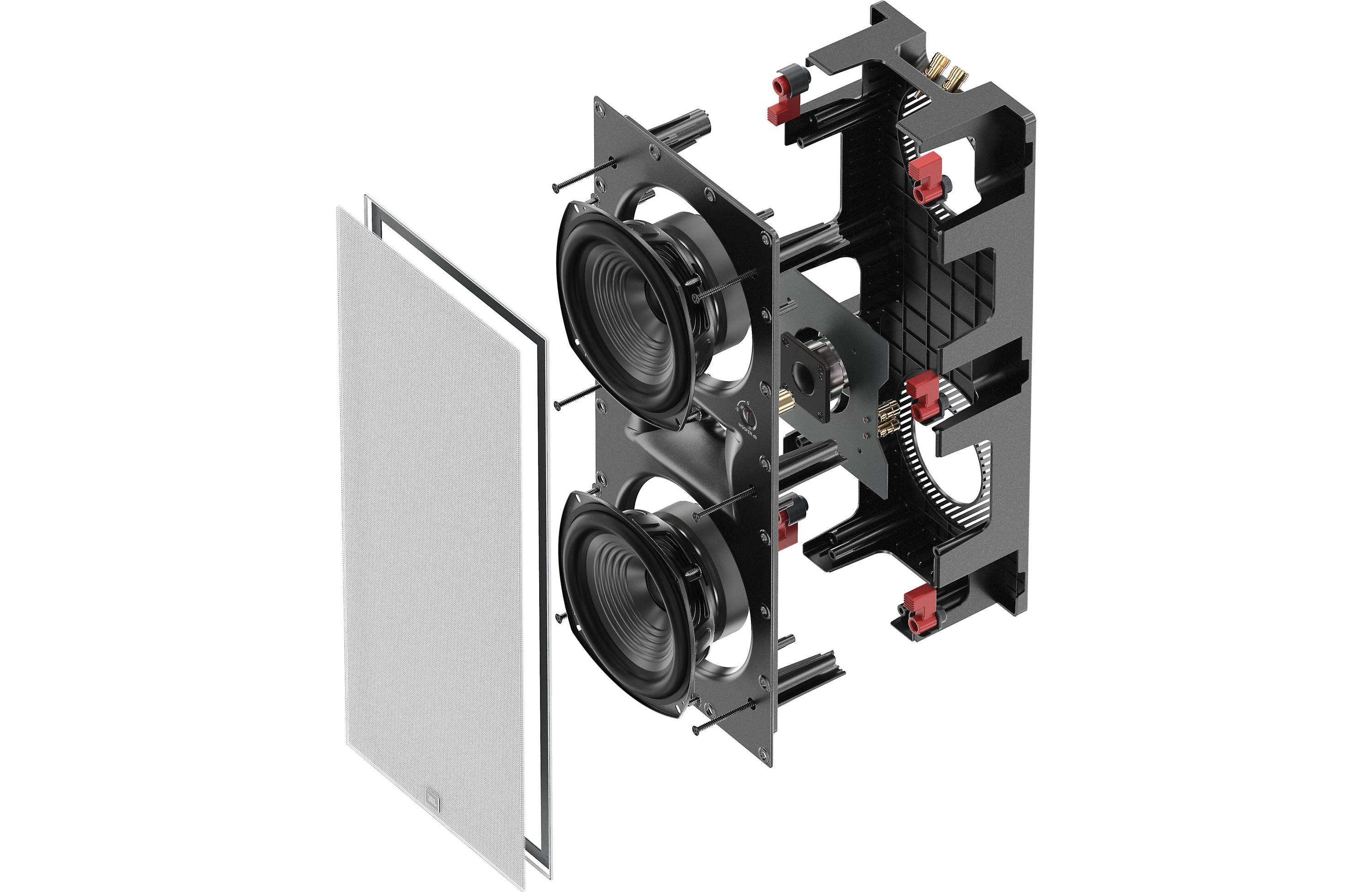 JBL Studio 6 88LCR In-Wall Home Theater Speaker - Factory Refurbished (Each) | Premium Sound Quality for Home Cinema & Surround Sound Systems