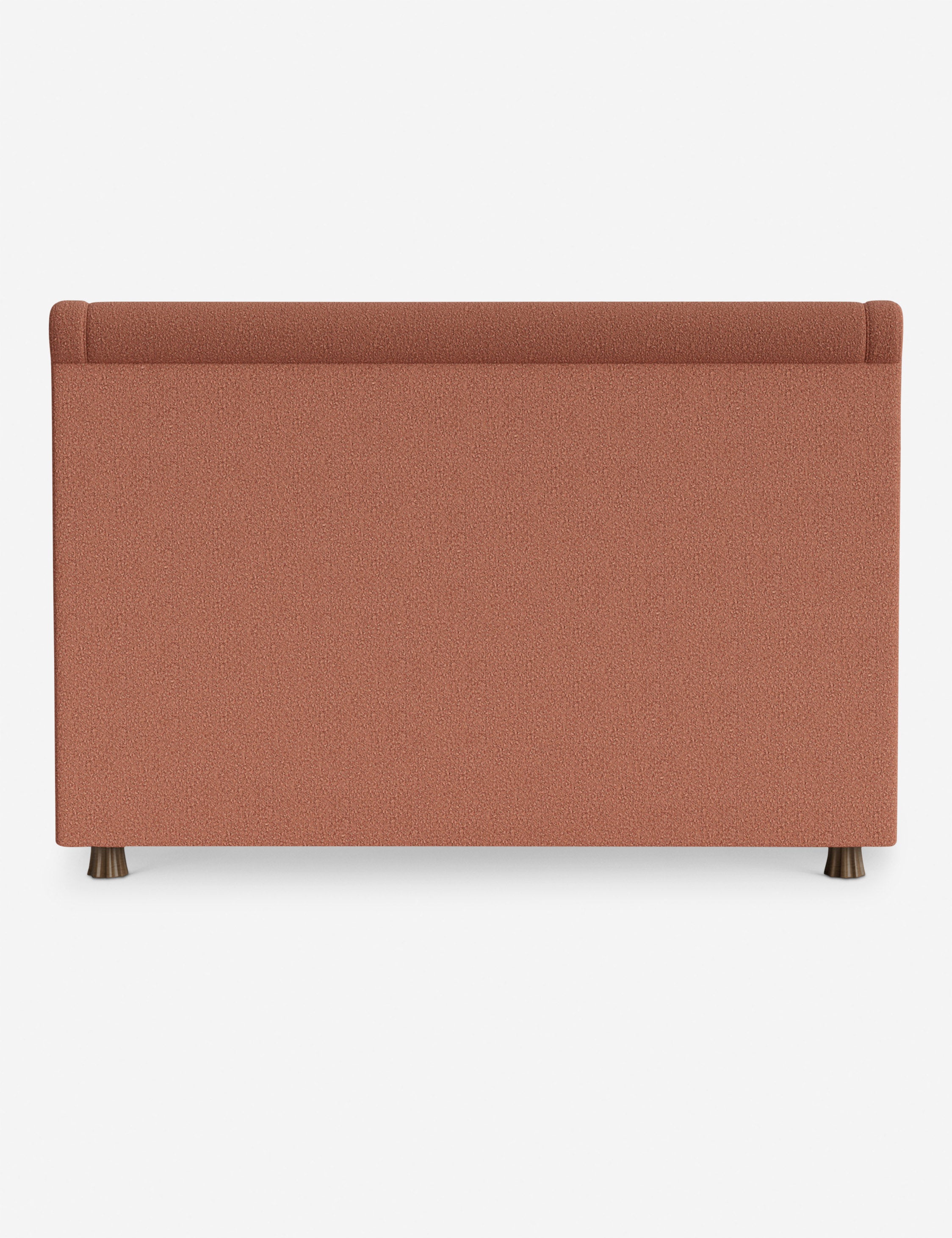 DOMINIQUE Platform Bed Frame - Modern Minimalist Wooden Bed with Upholstered Headboard | Perfect for Master Bedroom, Guest Room & Small Space