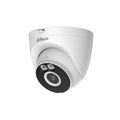 4MP Smart Dual Light Wi-Fi Turret Security Camera with Fixed Focal Lens - Indoor/Outdoor Surveillance for Home & Business (DH T4A PV Model)
