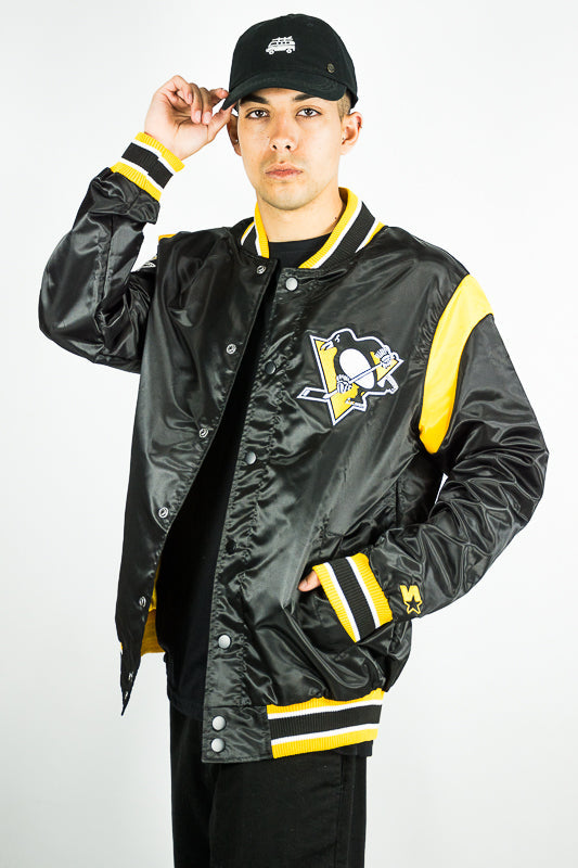 Pittsburgh Penguins Starter Explosive Jacket - Official NHL Team Apparel - Perfect for Game Day & Outdoor Activities