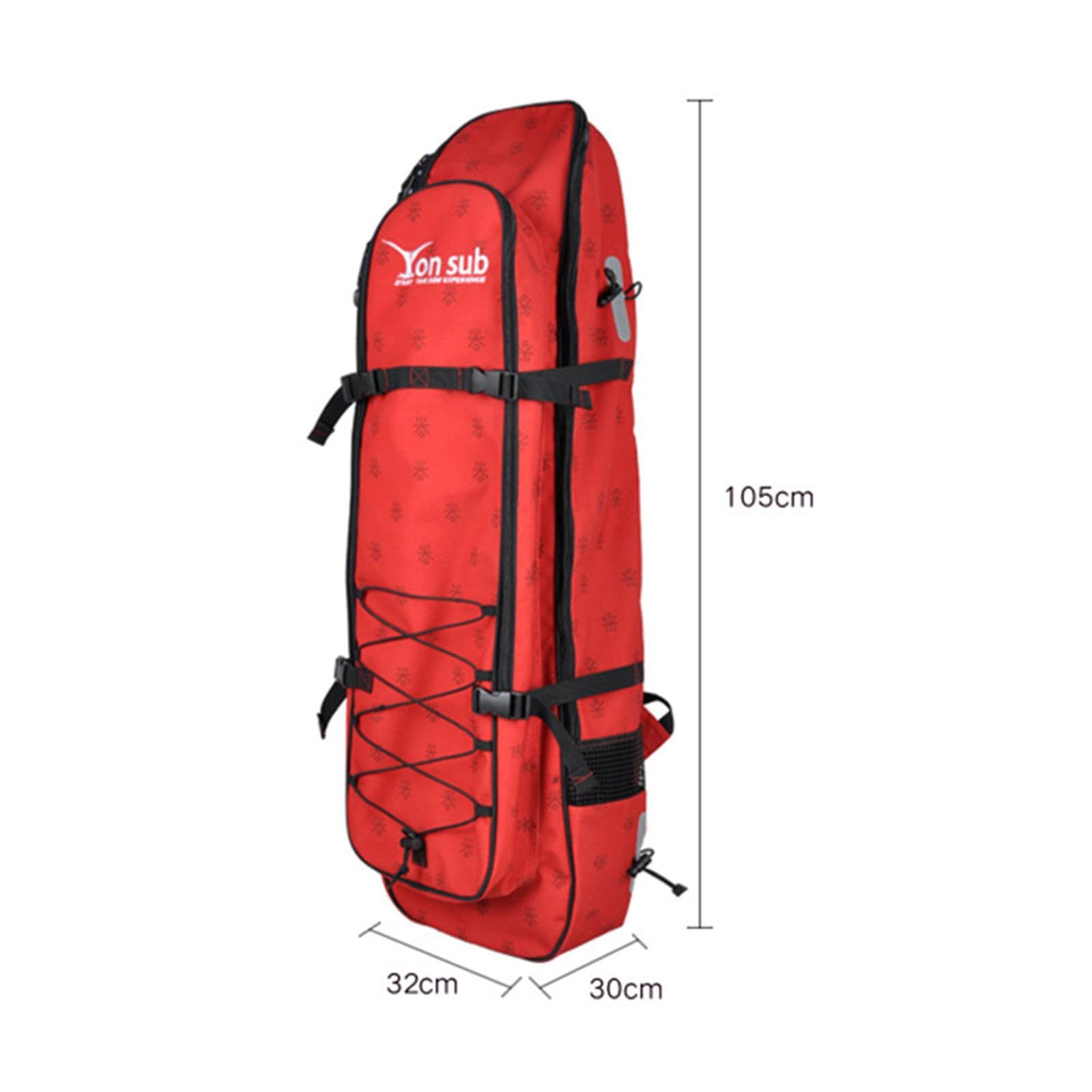 Dive Fin Storage Bag - Portable Snorkel Gear Backpack for Spearfishing & Diving
