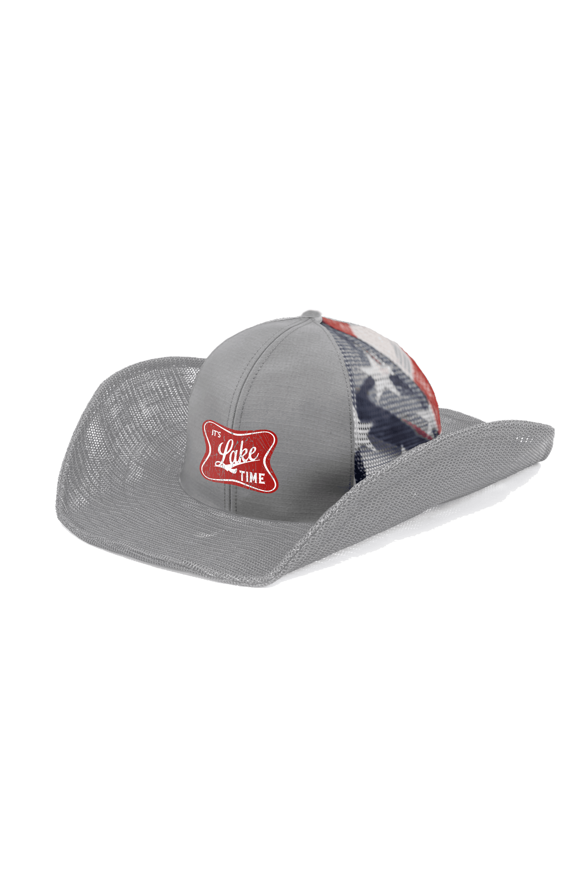IT'S LAKE TIME COWBOY SNAPBACK HAT - 6-PANEL ADJUSTABLE BASEBALL CAP for Men & Women - Perfect for Fishing, Boating, and Outdoor Adventures