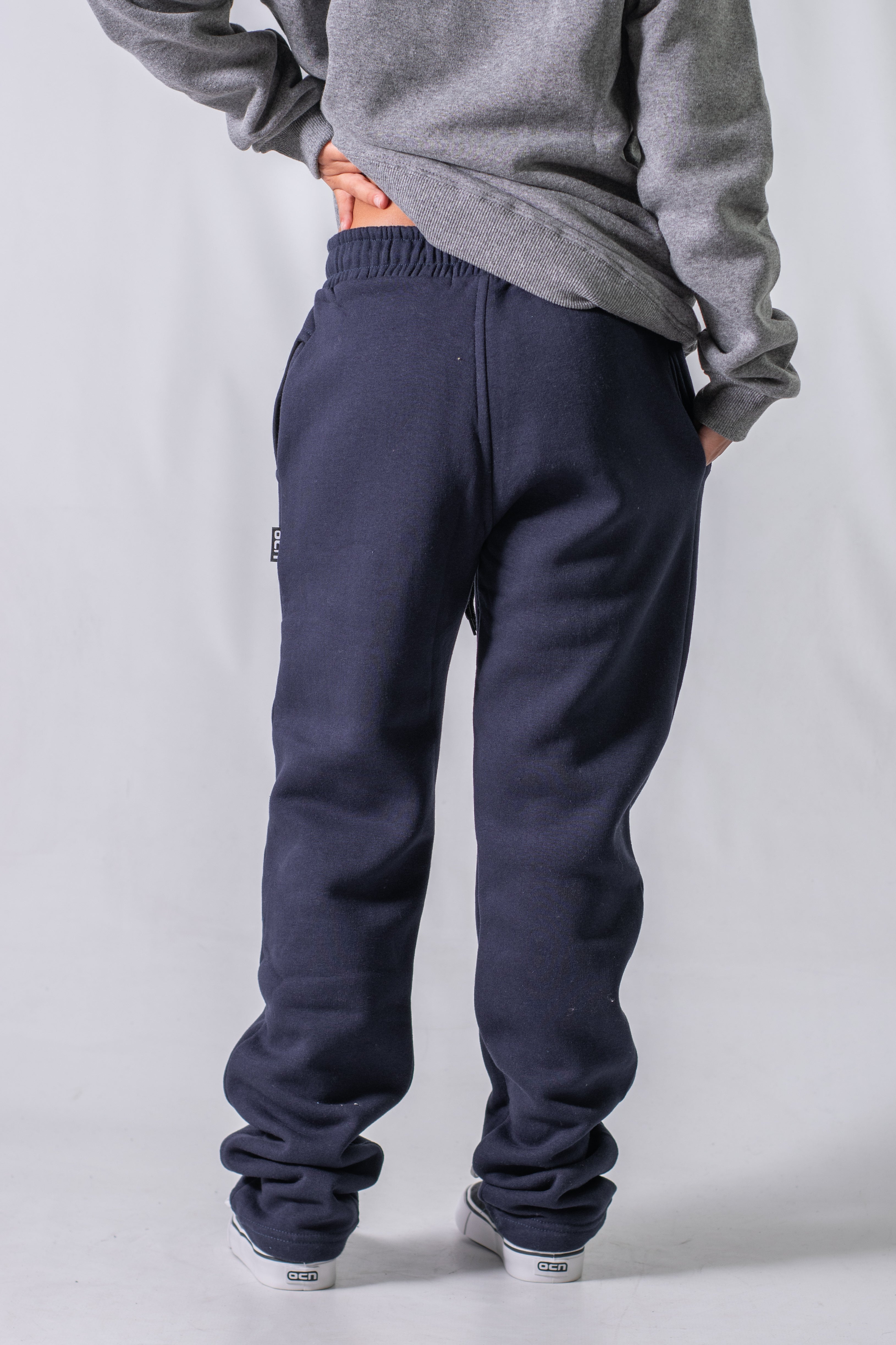 Men's Classic Navy Blue Jogging Pants - Comfortable Running & Lounge Wear for Gym, Travel & Casual Outfits