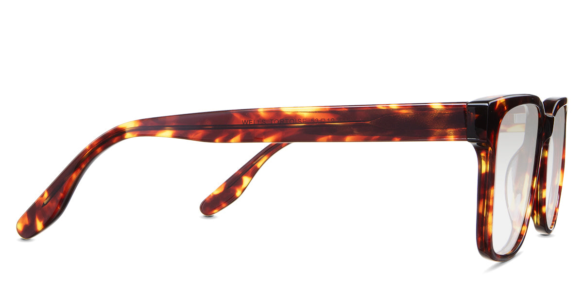 Wells Men's Prescription Tinted Glasses - UV Protection & Blue Light Blocking for Driving, Reading & Outdoor Activities
