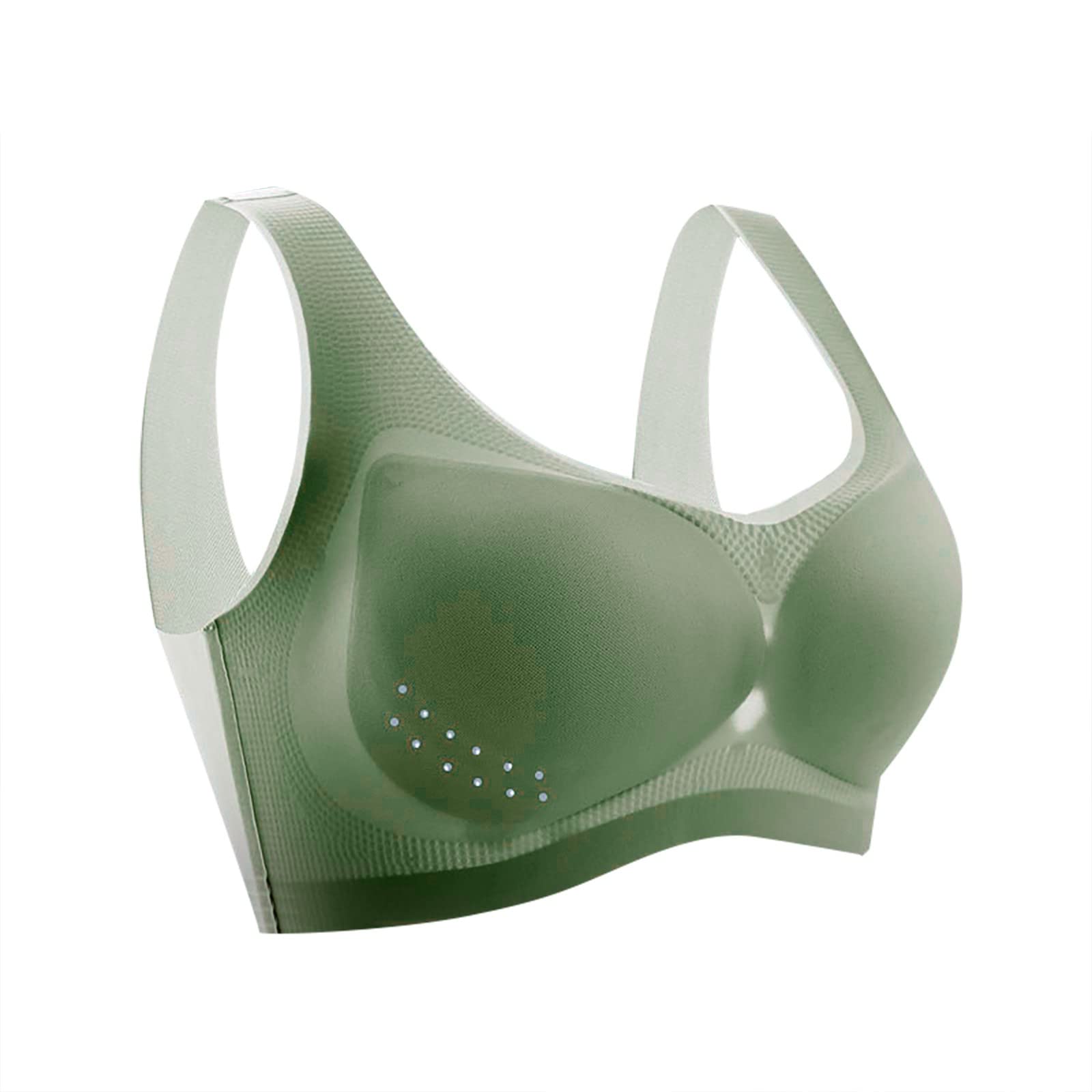 Netehipn Seamless Bras for Women - Yoga, Sleep & Everyday Wear - Bulge Free, Wide Straps, Removable Pads - Soft Thin Bralettes for Comfort & Support