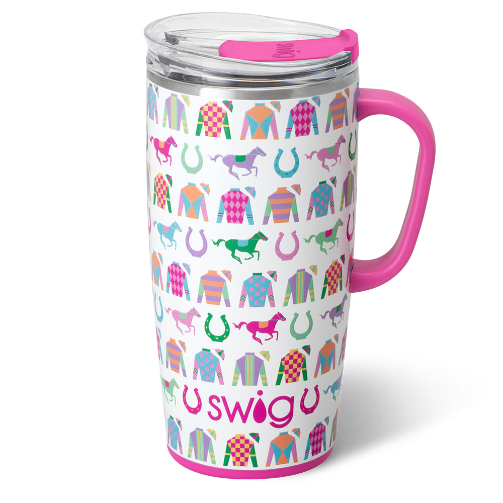 Go Baby Go 22oz Insulated Travel Mug - Leak-Proof Stainless Steel Coffee Tumbler for Hot & Cold Drinks - Perfect for Commuting, Hiking, and Office Use
