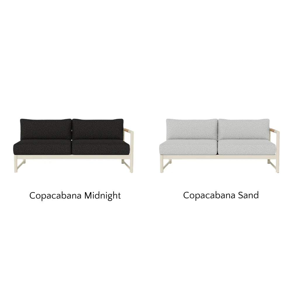 Breeze XL Outdoor Patio Loveseat with Right Arm - Perfect for Gardens, Decks, and Poolside Relaxation