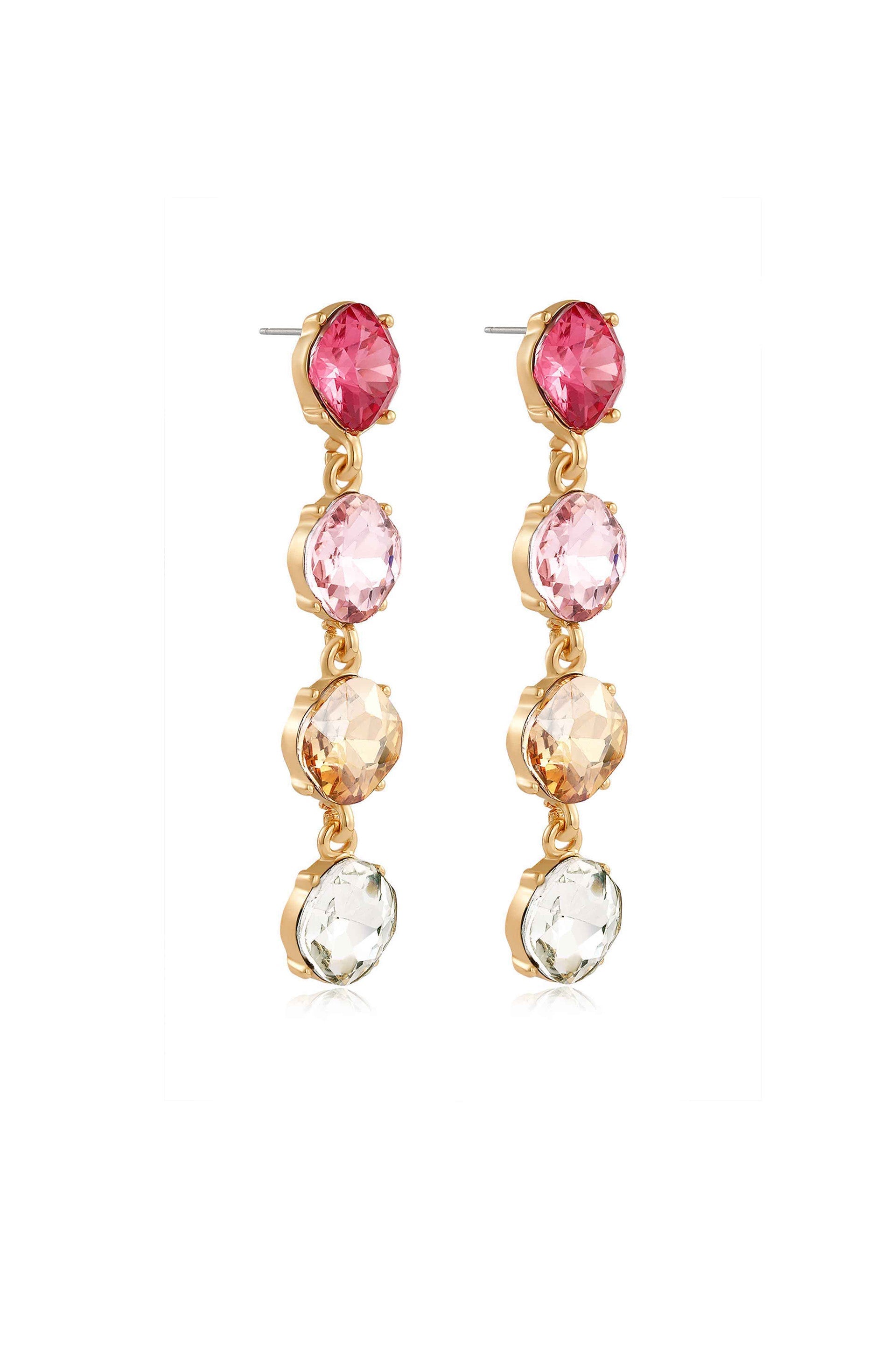 Four the Money Earrings - Stylish Gold Plated Hoop Earrings for Women | Perfect for Parties, Weddings & Everyday Wear