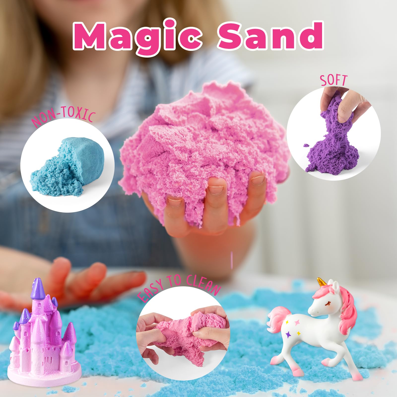 JOYEEMAX Unicorn Terrarium Kit with LED Lights - DIY Arts & Crafts Night Light for Kids Ages 4-12 - Creative Birthday Gift for Girls - Educational STEM Toy for Bedroom Decor & Relaxation