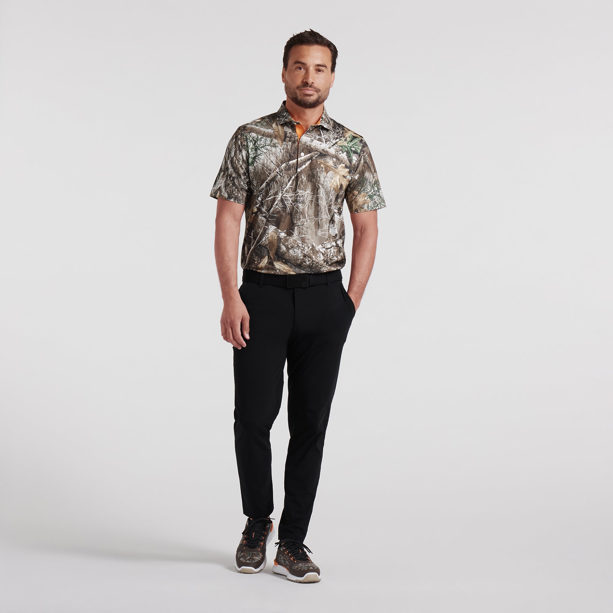 Realtree® Camo Golf Polo Shirt for Men - Comfortable & Stylish Hunting & Outdoor Performance Wear - Perfect for Golf, Hunting, and Outdoor Adventures