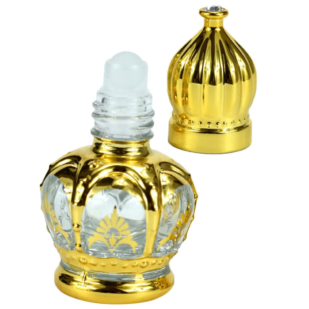 LALAFINA Essential Oil Bottles - 5ml Empty Glass Bottles with Metal Spray Top for Travel, DIY Aromatherapy & Refillable Perfume - Perfect for Home, Office, Gym & On-the-Go Use