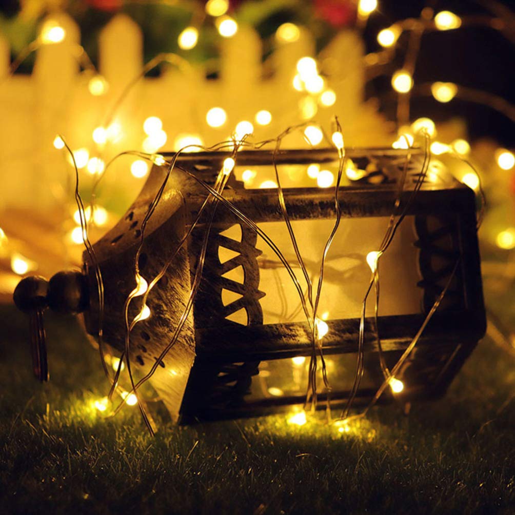 Uonlytech 10 LED Solar Powered String Lights - Warm White Cork Wine Bottle Lights for Outdoor Patio, Backyard, Wedding, Party Decor (1003CM, Battery Included) | Perfect for Garden, Christmas, DIY Crafts, and Home Ambiance Lighting