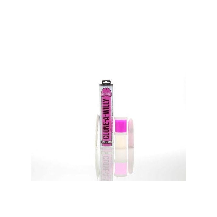 Clone A Willy Hot Pink Glow In The Dark DIY Kit - Fun Adult Novelty Gift for Couples & Bachelorette Parties - Perfect for Romantic Nights & Naughty Surprises
