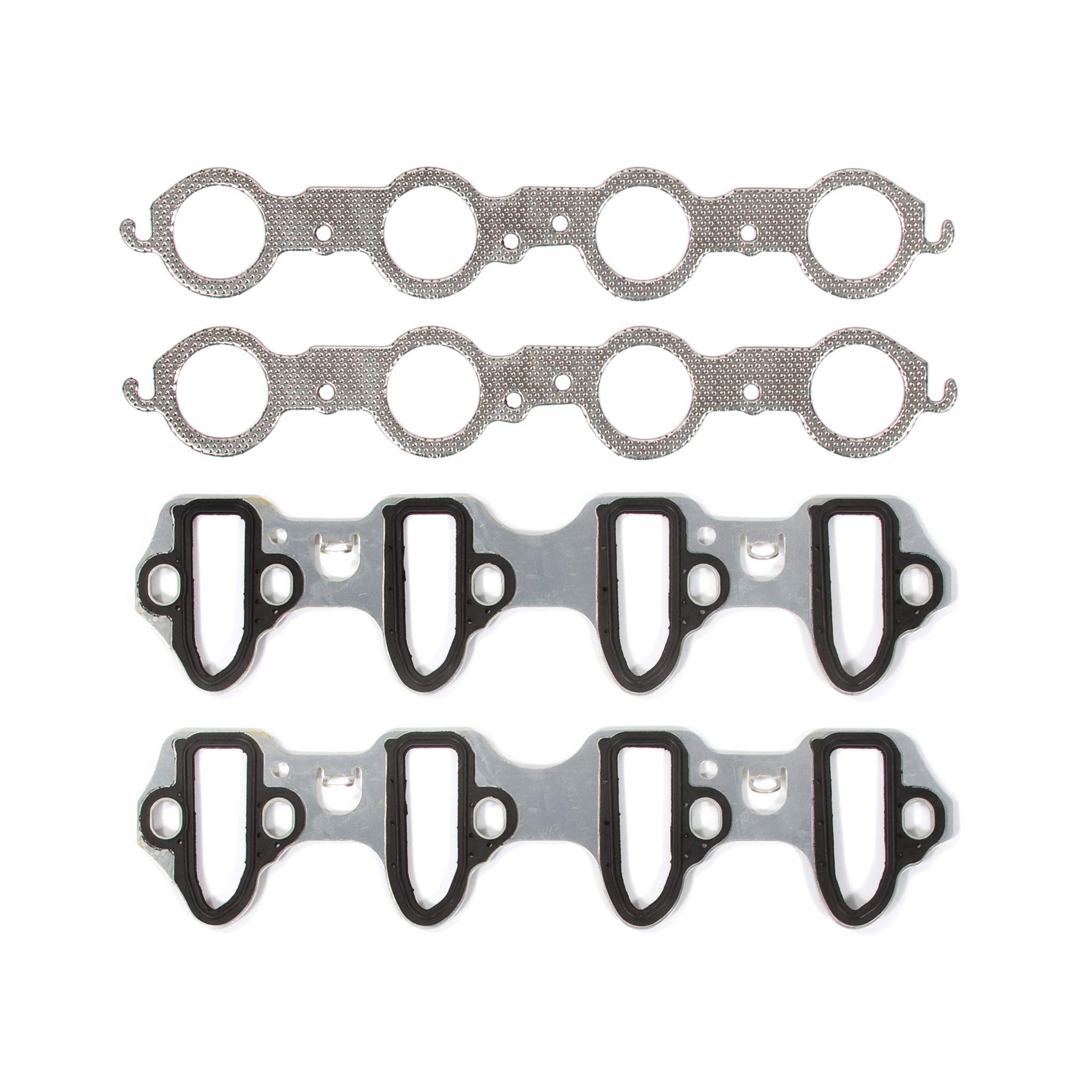 Full Gasket Set with Head Bolts Compatible with 2004-2009 Cadillac GMC Chevrolet Hummer 6.0L V8 Engine - Perfect for Engine Rebuilds & Head Gasket Replacement