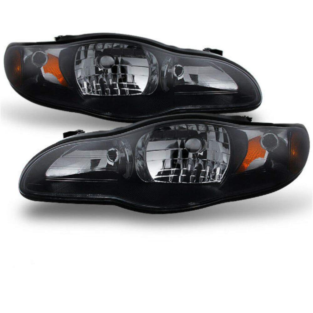 XEMRVGU Black Smoke Headlights Replacement Pair for 00-05 Models - Left & Right Front Lamps - Perfect for Night Driving & Car Customization