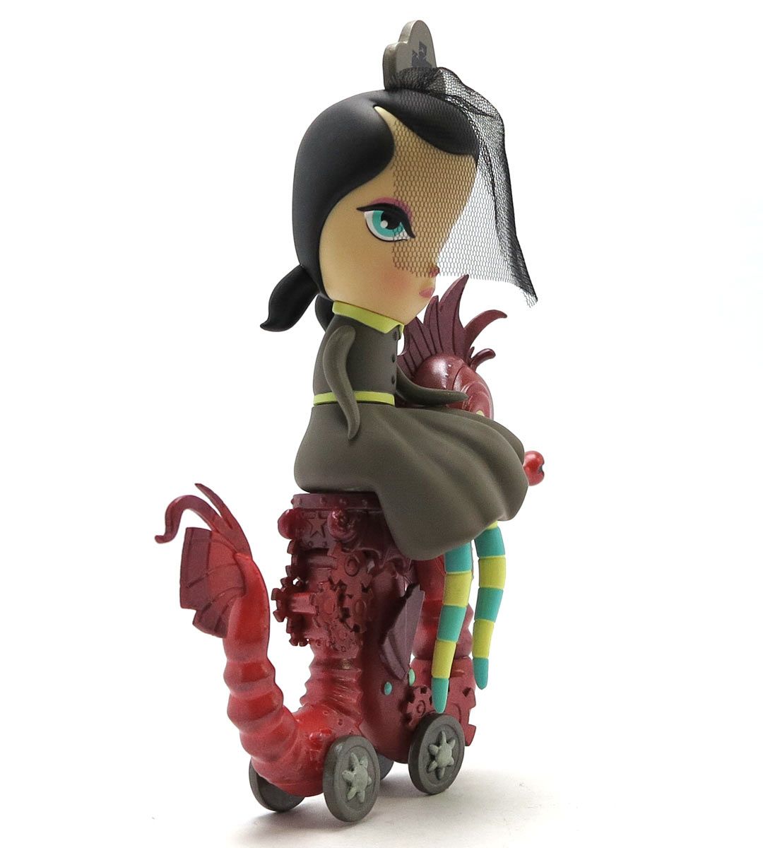 Lucy Curious (Dark Harbor) by Kathie Olivas - Limited Edition Art Figure - Perfect for Collectors, Home Decor & Gothic Gift Ideas