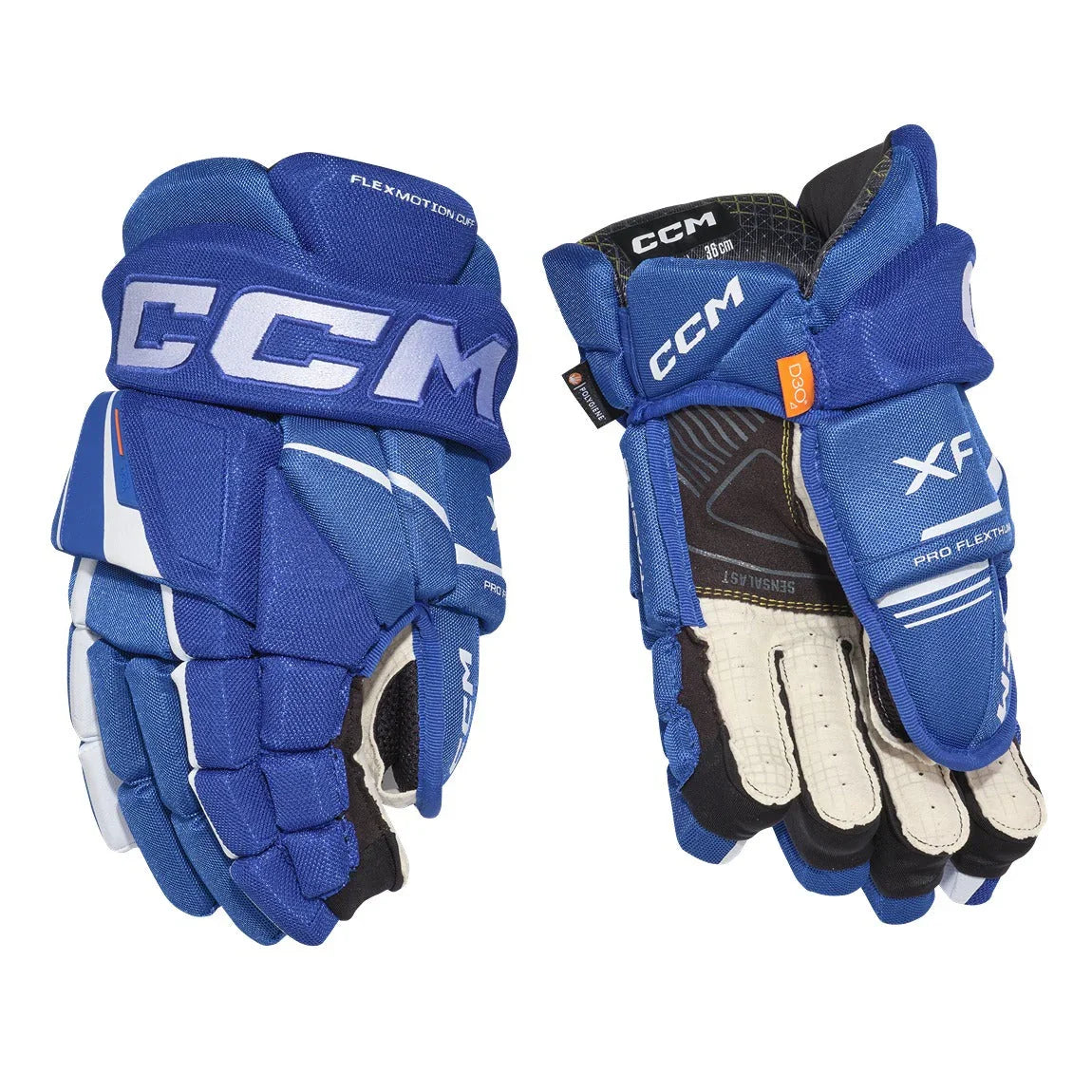 CCM Tacks XF Hockey Gloves for Junior Players - Lightweight Protective Ice Hockey Gloves for Youth - Perfect for Training, Games & Competitive Play