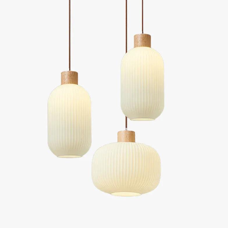 Modern Single Head Oval Pendant Light - White Bedroom Ceiling Fixture for Dining Room, Kitchen Island & Living Room Decor