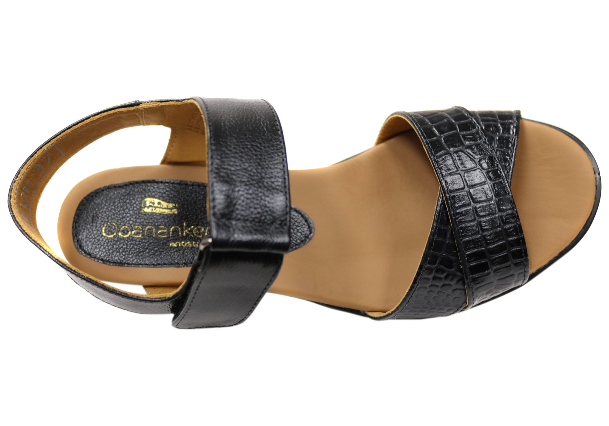 Vivian Women's Comfortable Leather Mid Heel Sandals - Stylish & Breathable Open Toe Shoes for Work, Party & Summer Outfits