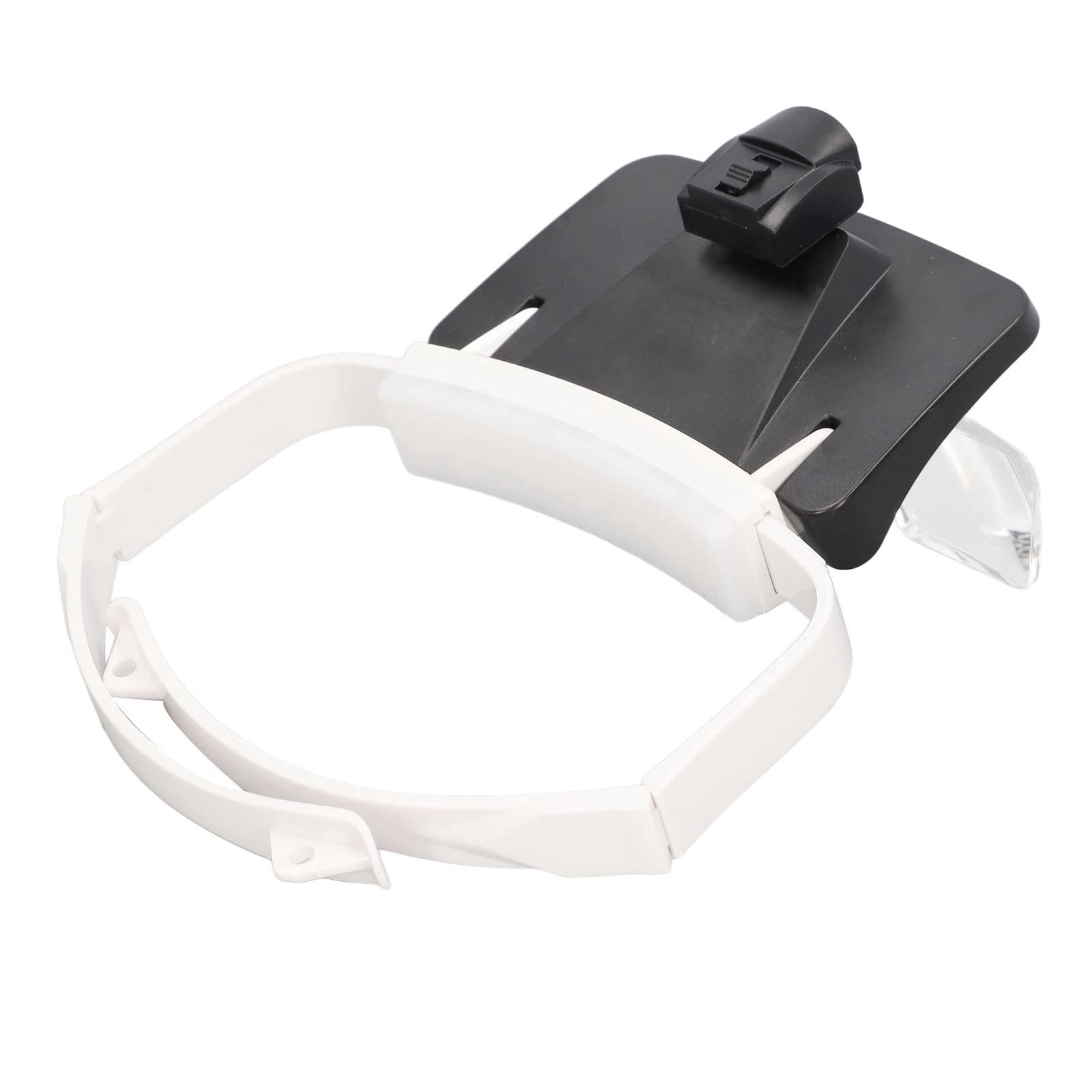 LED Head Magnifier with Stand - 2 Adjustable Lights for Jewelry Repair, Watchmaking & Reading - Hands-Free Magnifying Glass for Hobbyists, Crafts & Electronic Repair