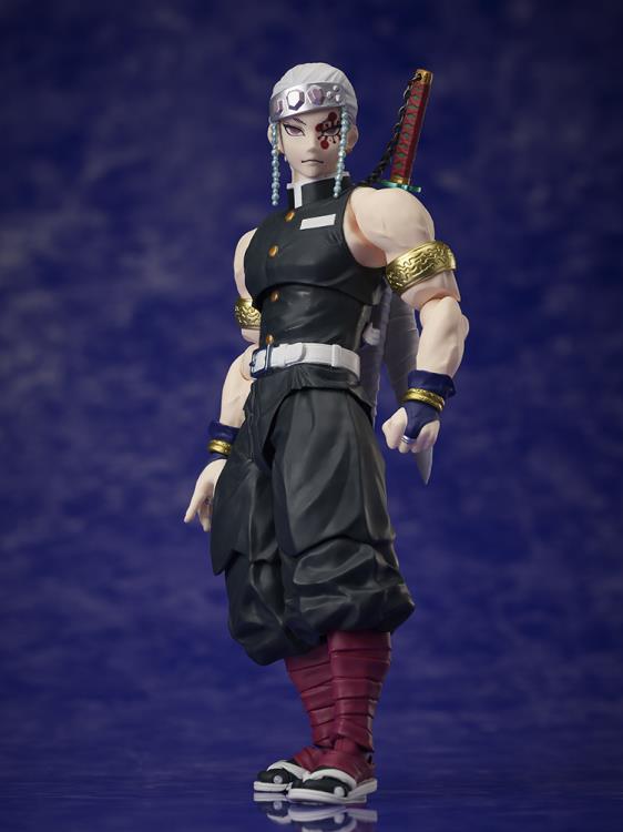 Aniplex BUZZmod 1/12 Scale Action Figure - Demon Slayer: Kimetsu no Yaiba Tengen Uzui Collectible Model for Anime Fans | Perfect for Display, Cosplay, and Anime Collections