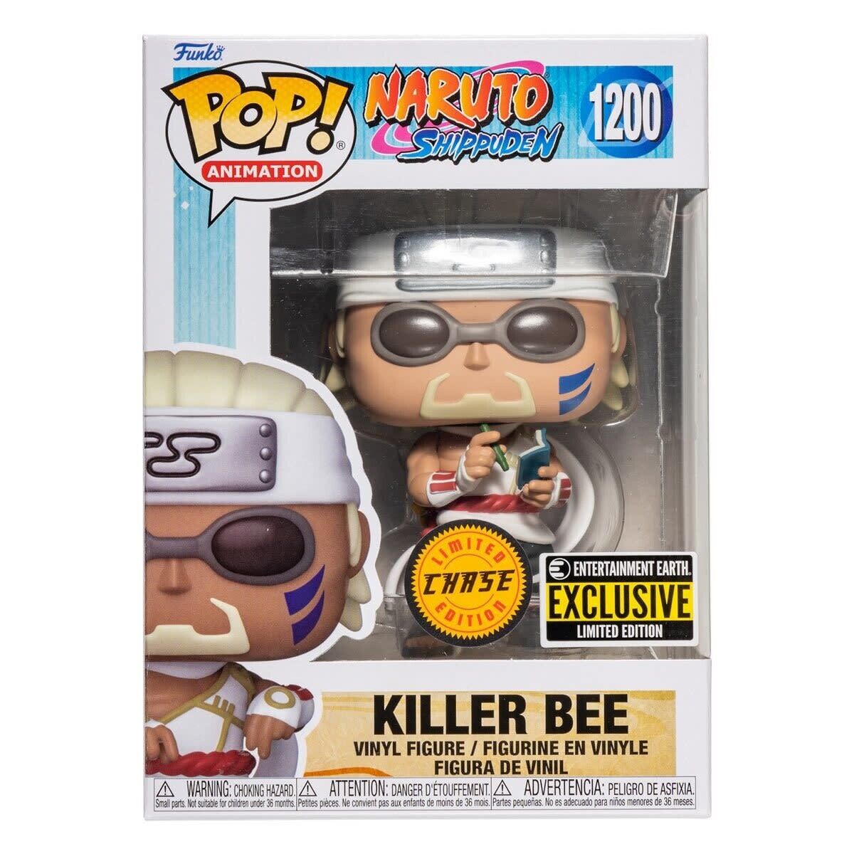 Naruto Shippuden Killer Bee Limited Edition Chase Funko Pop #1200 - Anime Collectible for Fans & Display - Perfect for Home Decor, Gifts, and Anime Collections