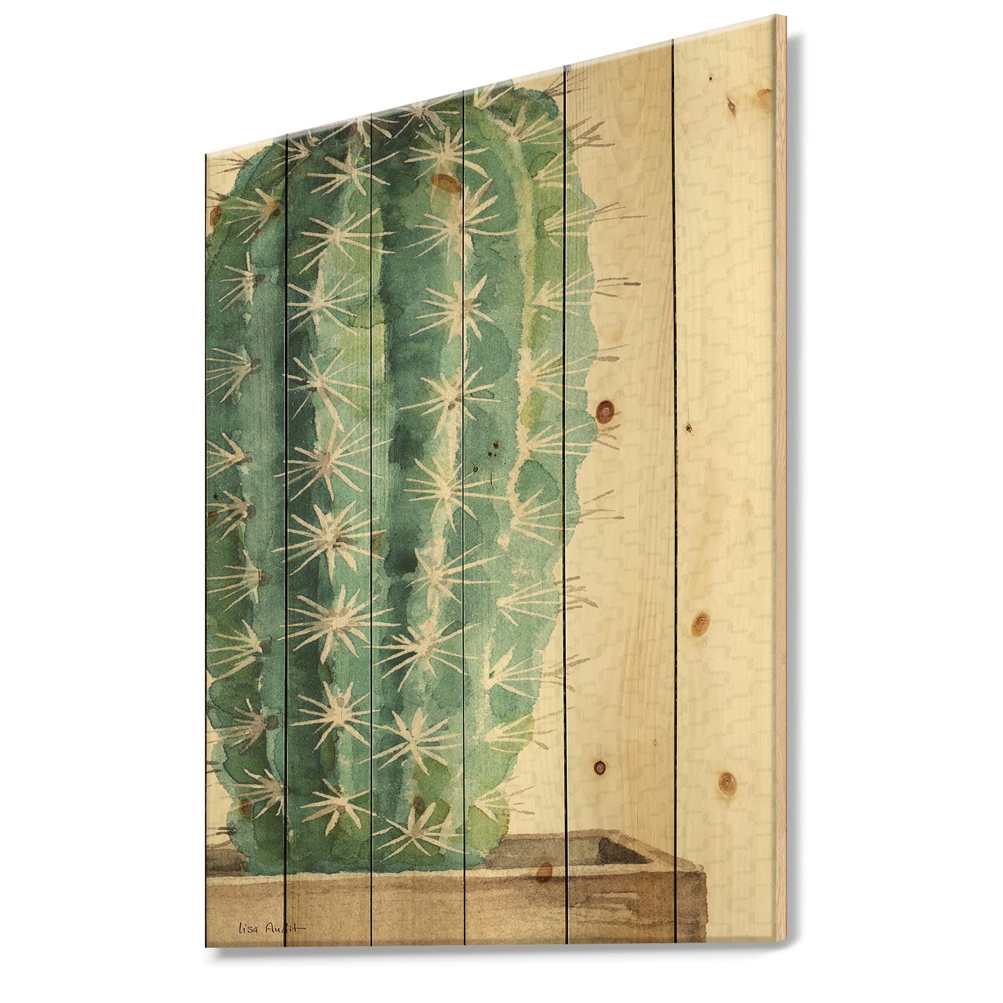 Farmhouse Wood Wall Decor - Mixed Green Element Floral Wood Art Panels, Large Pine Wood Wall Art for Living Room, Bedroom & Dining Room Décor