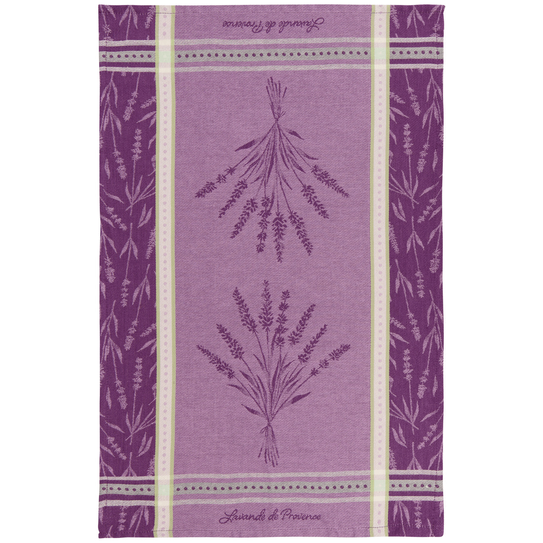 Now Designs Lavender Jacquard Dish Towel - Soft & Absorbent Kitchen Towel for Drying Dishes, Hands & Countertops - Perfect for Farmhouse & Modern Kitchens