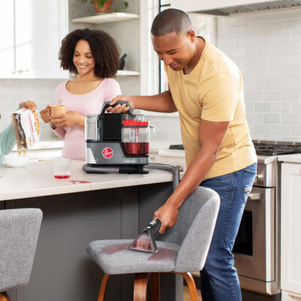 HOOVER BH14040VCD ONEPWR® Cleanslate™ Cordless Carpet & Upholstery Spot Cleaner Kit for Pets - Refurbished with Home Essentials Warranty | Perfect for Pet Hair Removal & Stain Cleaning on Furniture, Carpets, and Car Seats