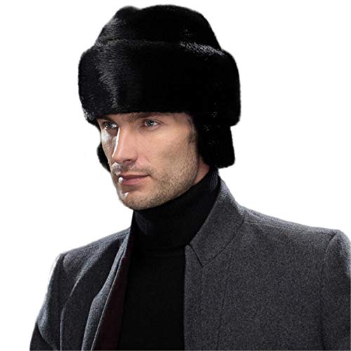 Black With Ear Flaps
