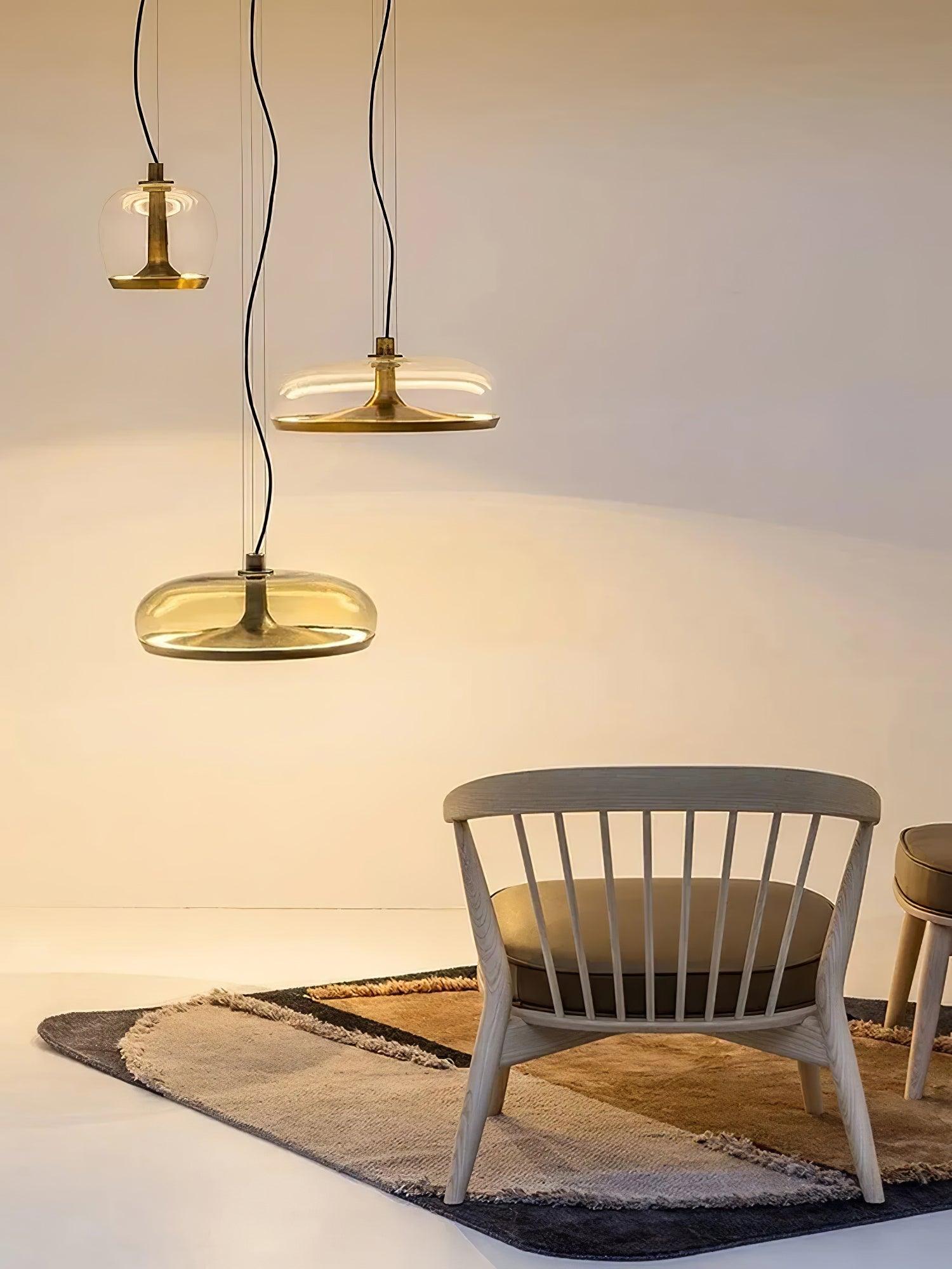 Aurelia LED Pendant Light - Modern Hanging Ceiling Lamp for Kitchen Island, Dining Room & Bedroom Lighting