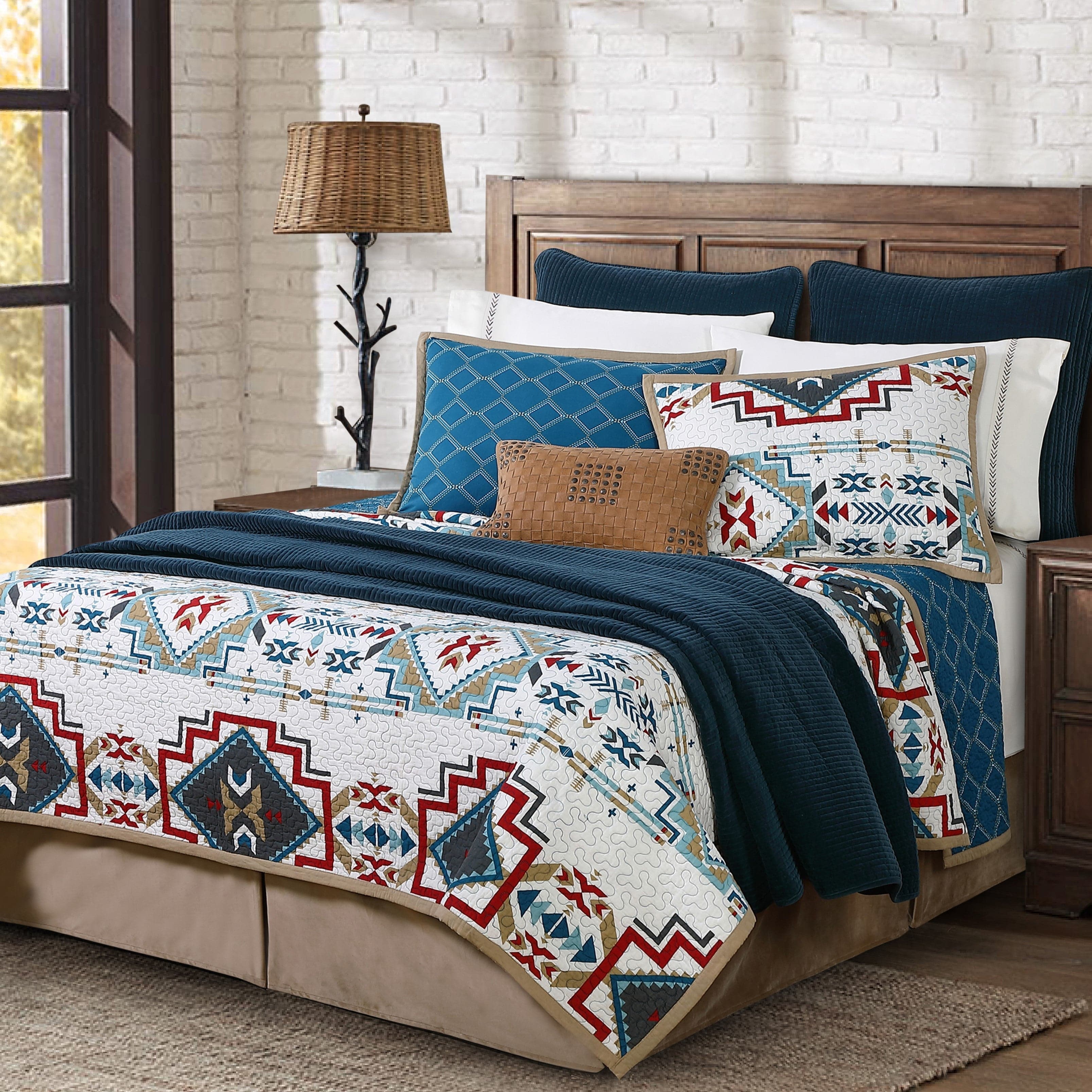 Spirit Valley Reversible Quilt Set - King Size Bedding, Soft & Breathable Comforter with 2 Pillow Shams - Perfect for All Seasons, Bedroom & Guest Room Decor