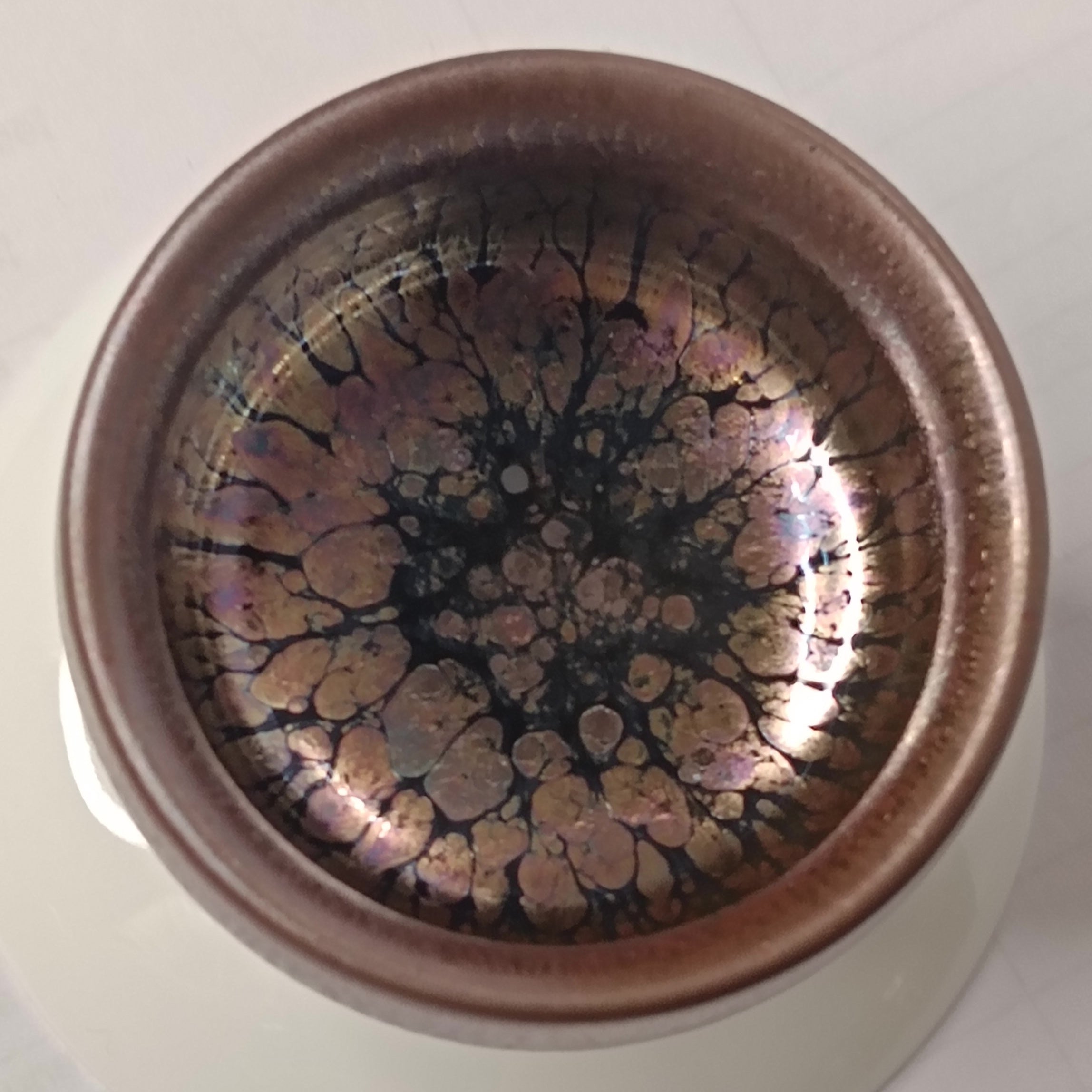 Premium Jianzhan (Tenmoku) Tea Bowls - Handcrafted Jian Ware Ceramic Pink Glaze Tea Cups for Matcha, Japanese Tea Ceremony, Zen Meditation & Home Decor