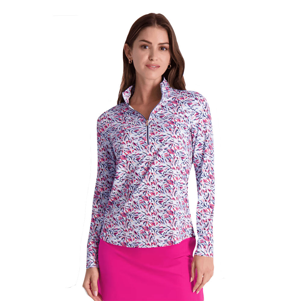 Fairway & Greene Elsie Zip Mock Women's Golf Pullover - Stylish & Comfortable for Golfing, Casual Wear & Outdoor Activities