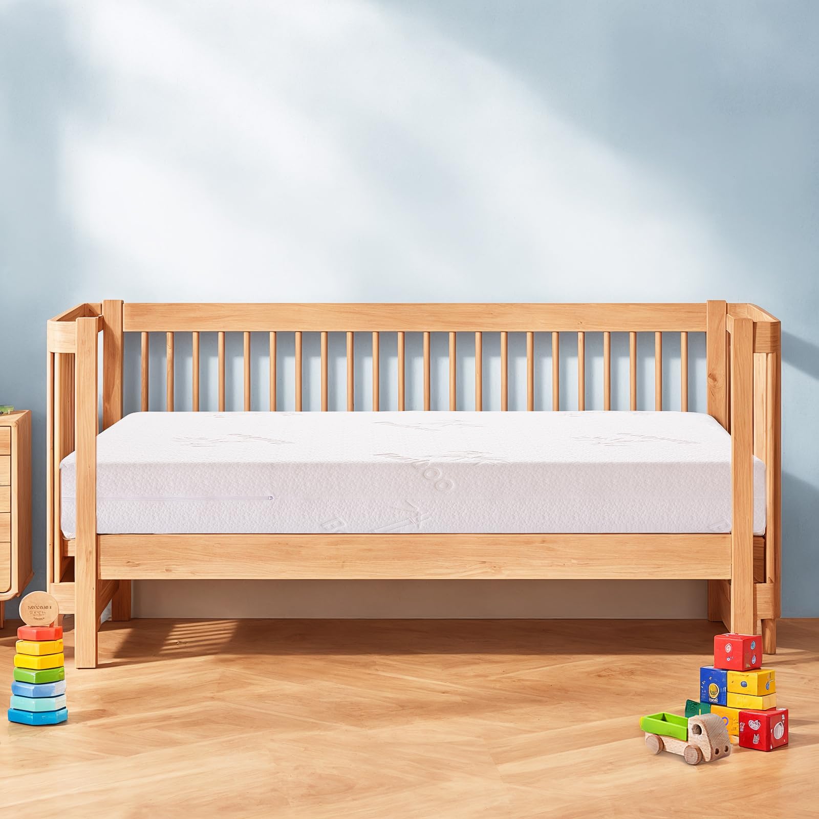 Dual-Sided Memory Foam Crib & Toddler Mattress - 5