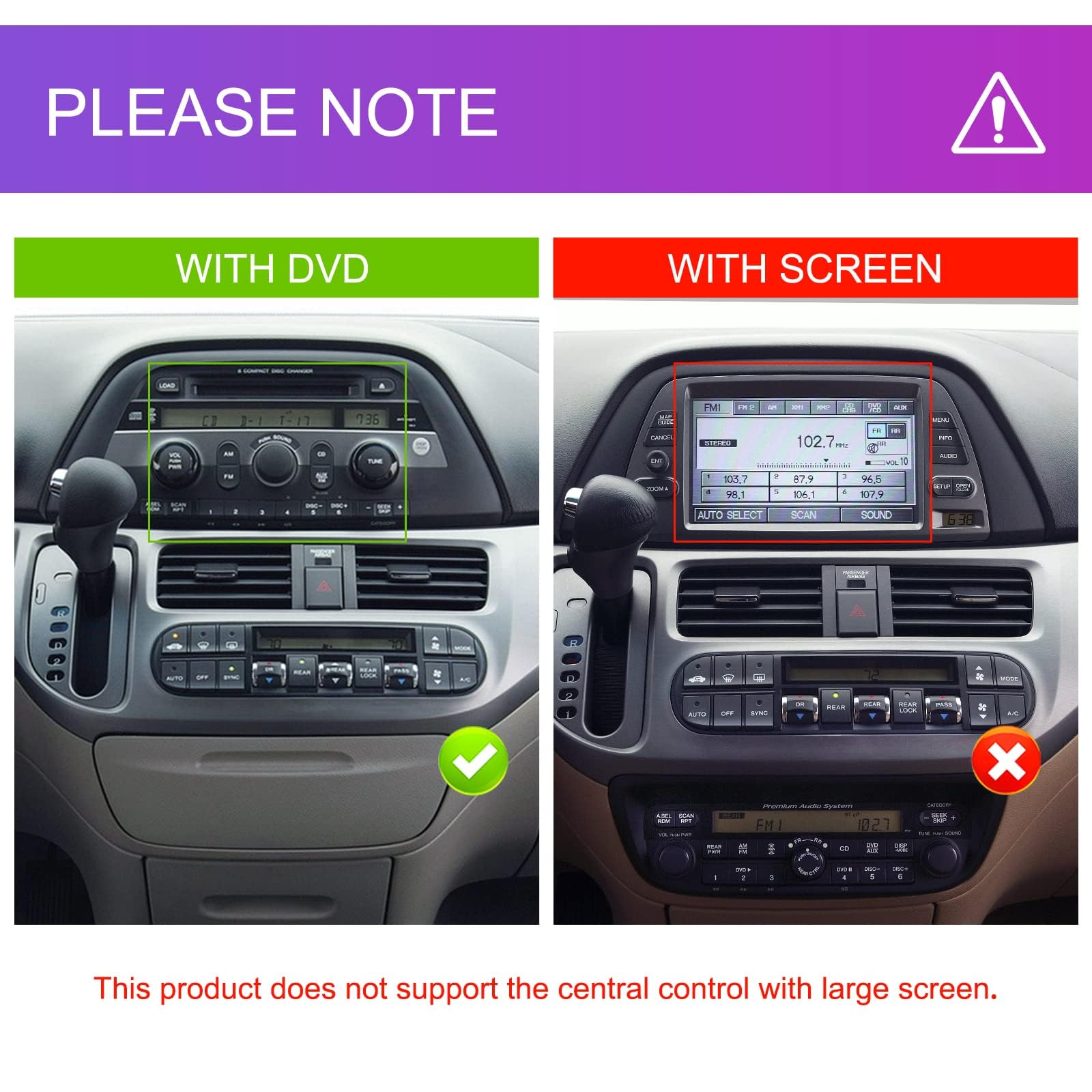 Rimoody 10.1 Inch Android Car Stereo for Honda Odyssey 2005-2010 - GPS Navigation, WiFi, Bluetooth, Touch Screen, Mirror Link, FM/RDS, EQ, SWC, Rear View Camera | Perfect for Road Trips, Commuting & Hands-Free Calling
