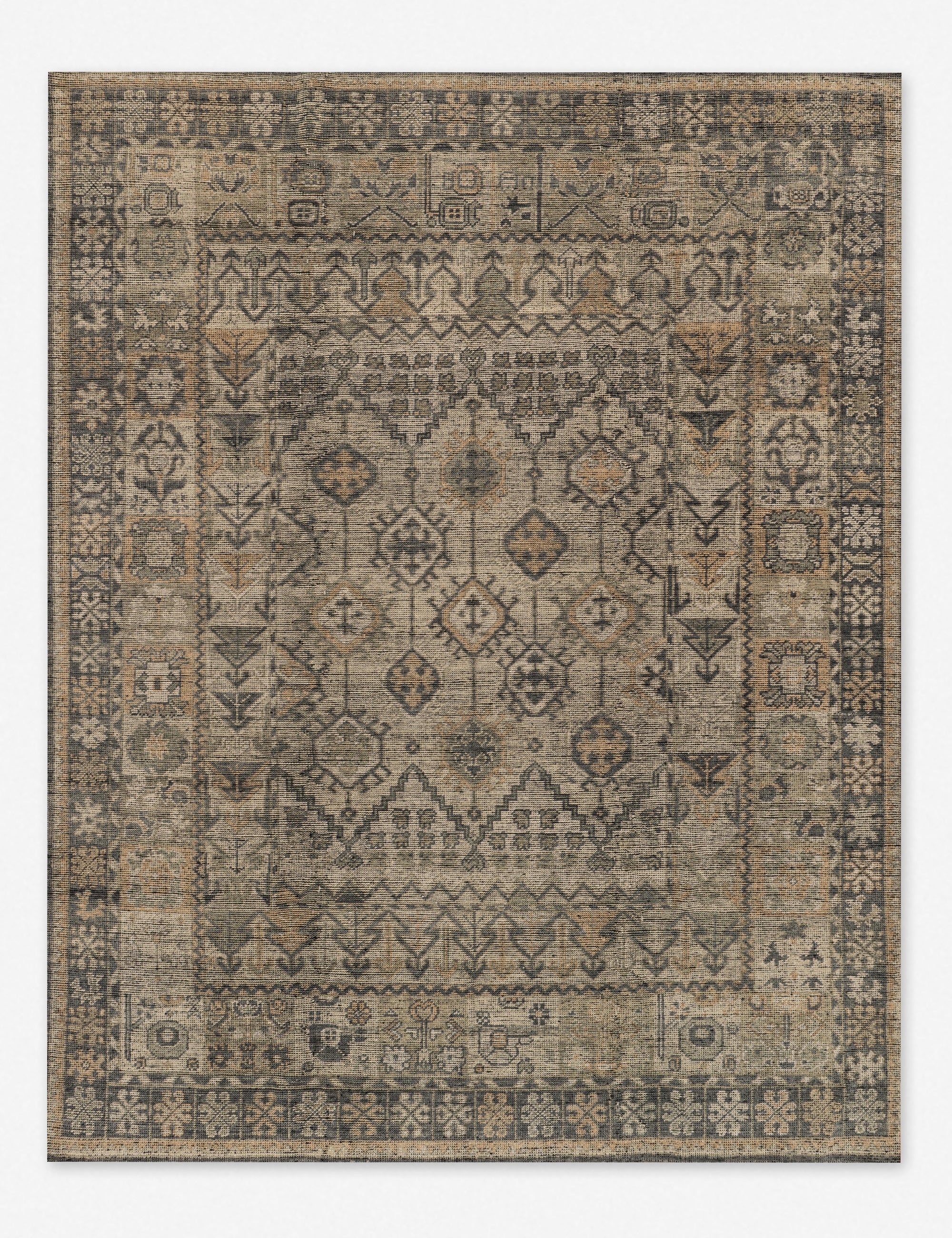 Hand-Knotted Wool Rug by Aerwyna – Premium Handmade Area Rug for Living Room, Bedroom & Dining Room – Soft & Durable Home Decor