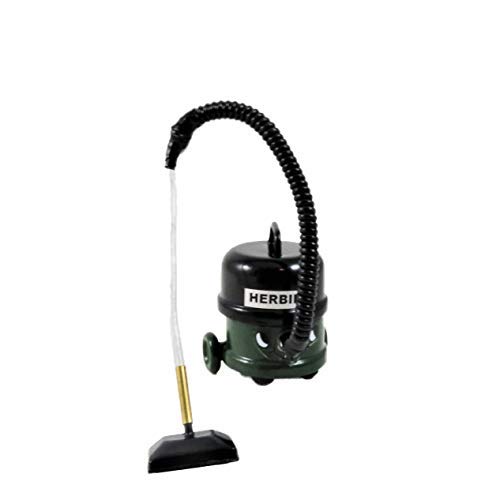 Melody Jane Dolls Houses Herbie Vacuum Cleaner - Miniature Green Hoover for Dollhouse Cleaning | Perfect for Dollhouse Accessories & Pretend Play Scenes